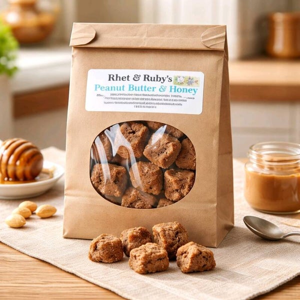 Natural Dog Treats Peanut Butter and Honey.