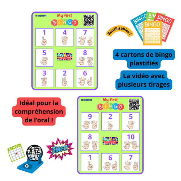My first Bingo ! (grilles de jeu et vidéo)