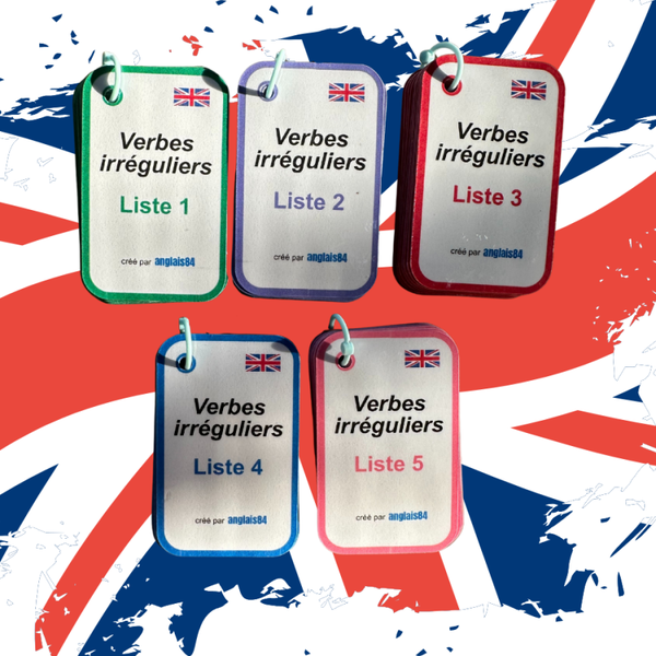Cartes verbes irréguliers + vidéos
