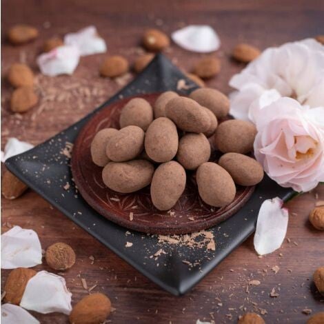 Schoko Mandeln Kakao gepudert