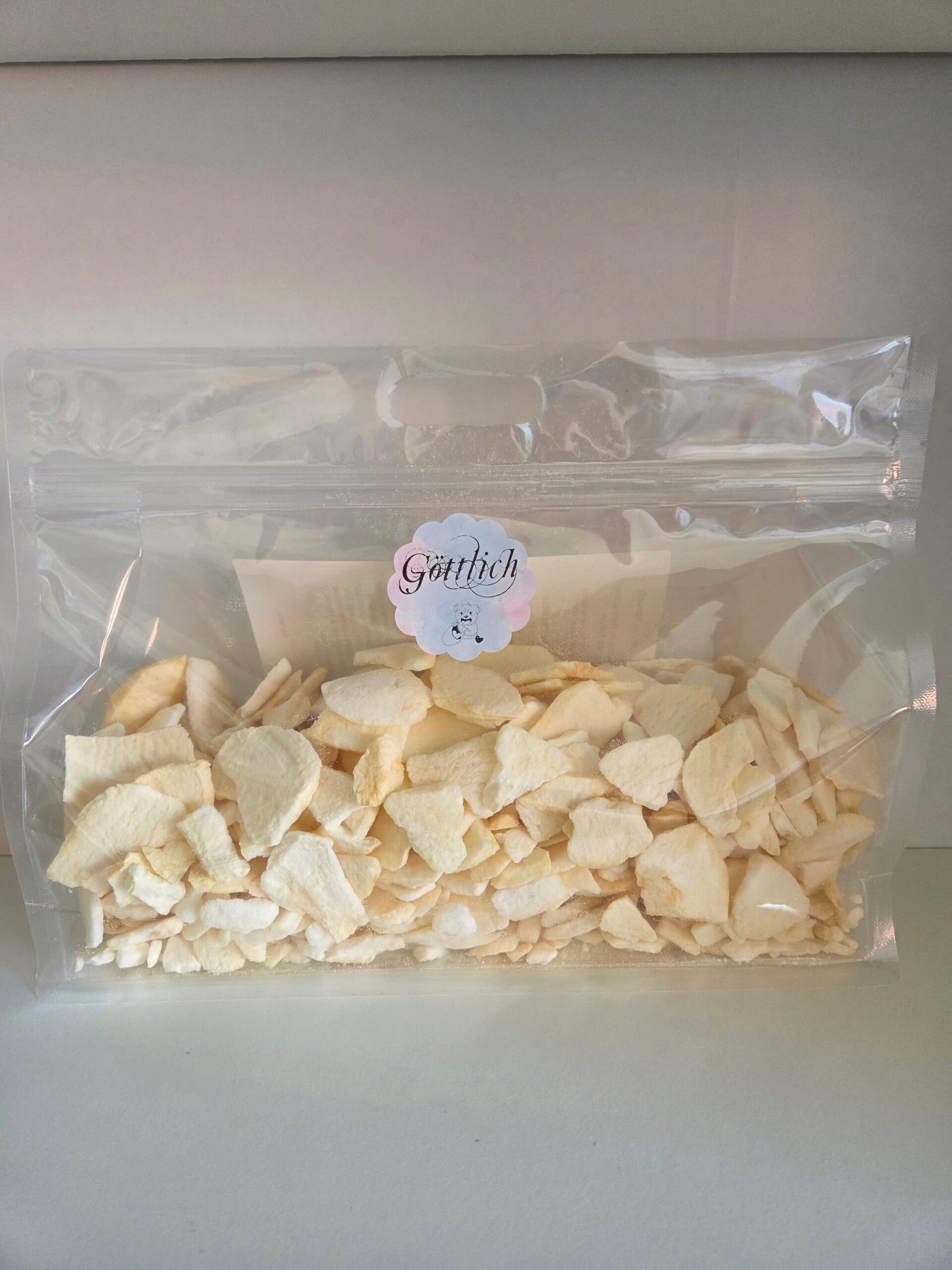 Gefriegetrocknete Apfelscheiben MHD Produkt