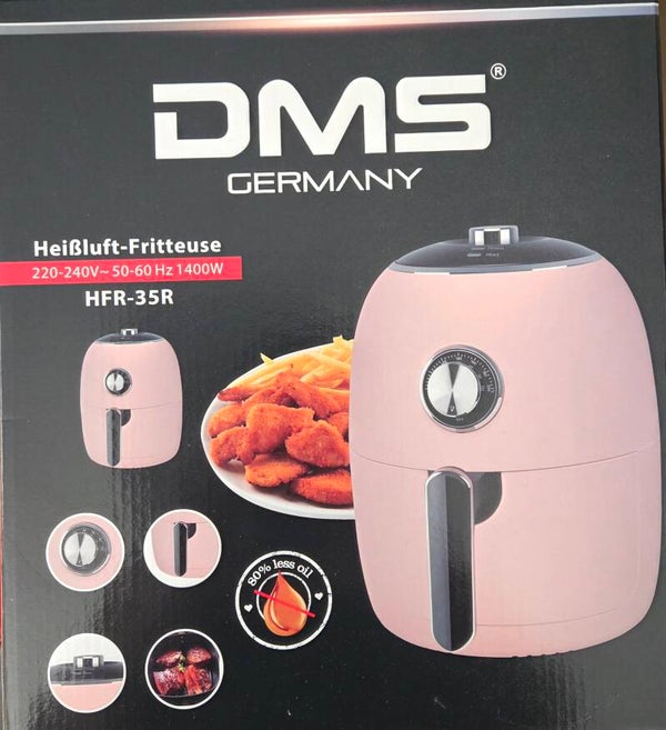 DMS Heißluft Fritteuse rosa