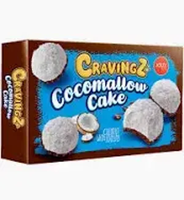 Cocomallow Cake with Coconut Coating