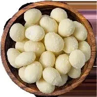 Mandeln mit Weißeschokolade übnerzogen & Kokosnuss