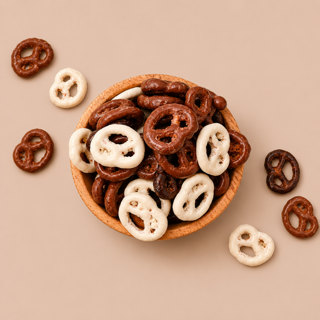 Schokoladen-Brezel-Mix