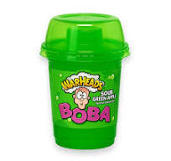 Warheads Boba Sour Green Apple