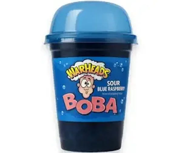 Warheads Boba Sour Blue Raspberry