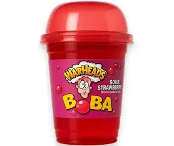 Warheads Boba Sour Strawberry