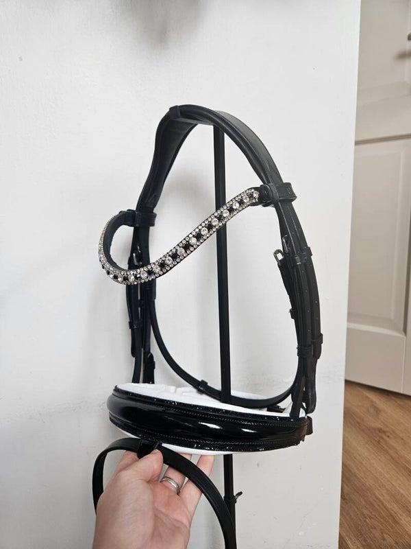 Outlet Hoofdstel Wit/Glitter