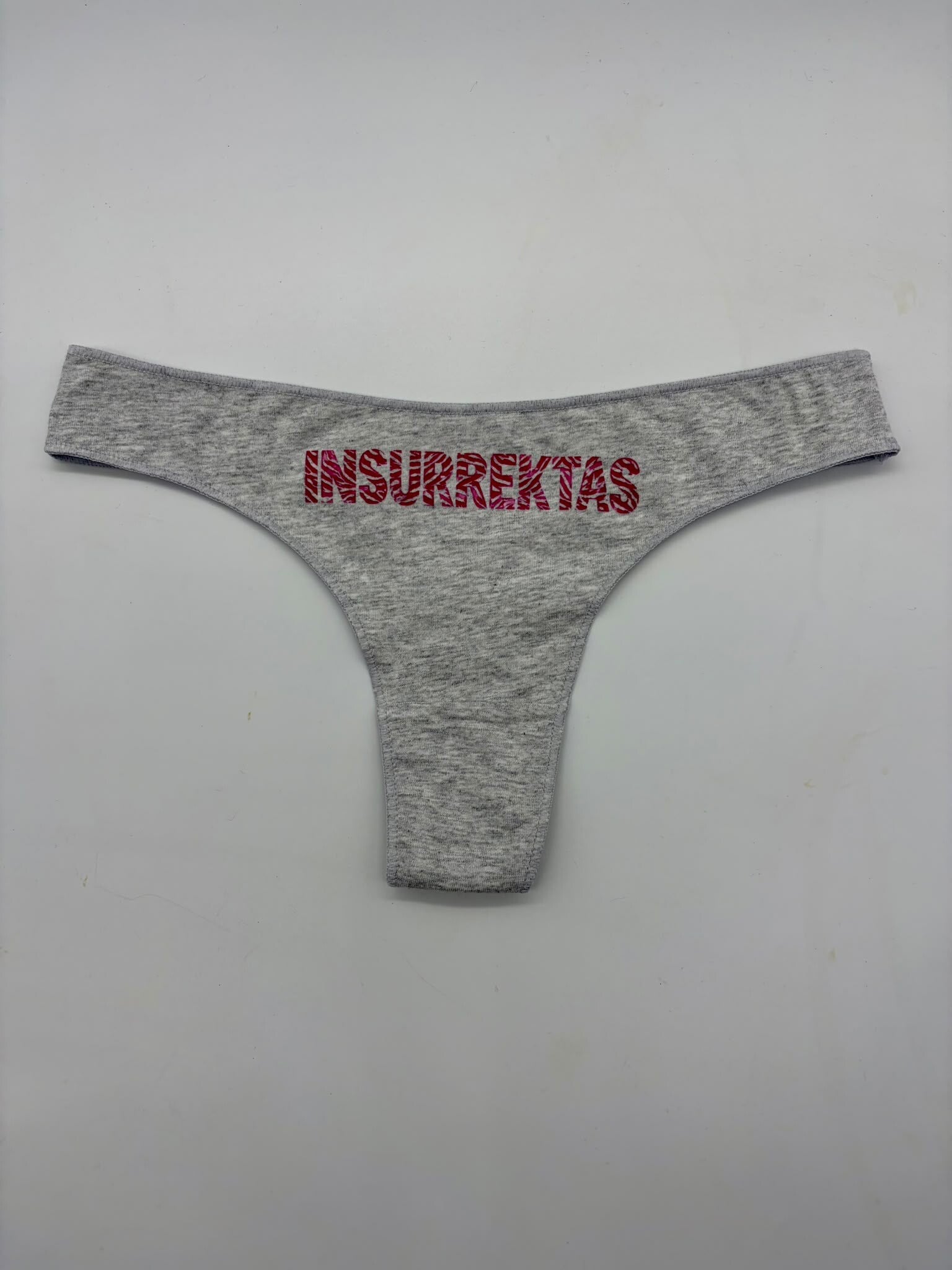 Tanga Gris/rosa