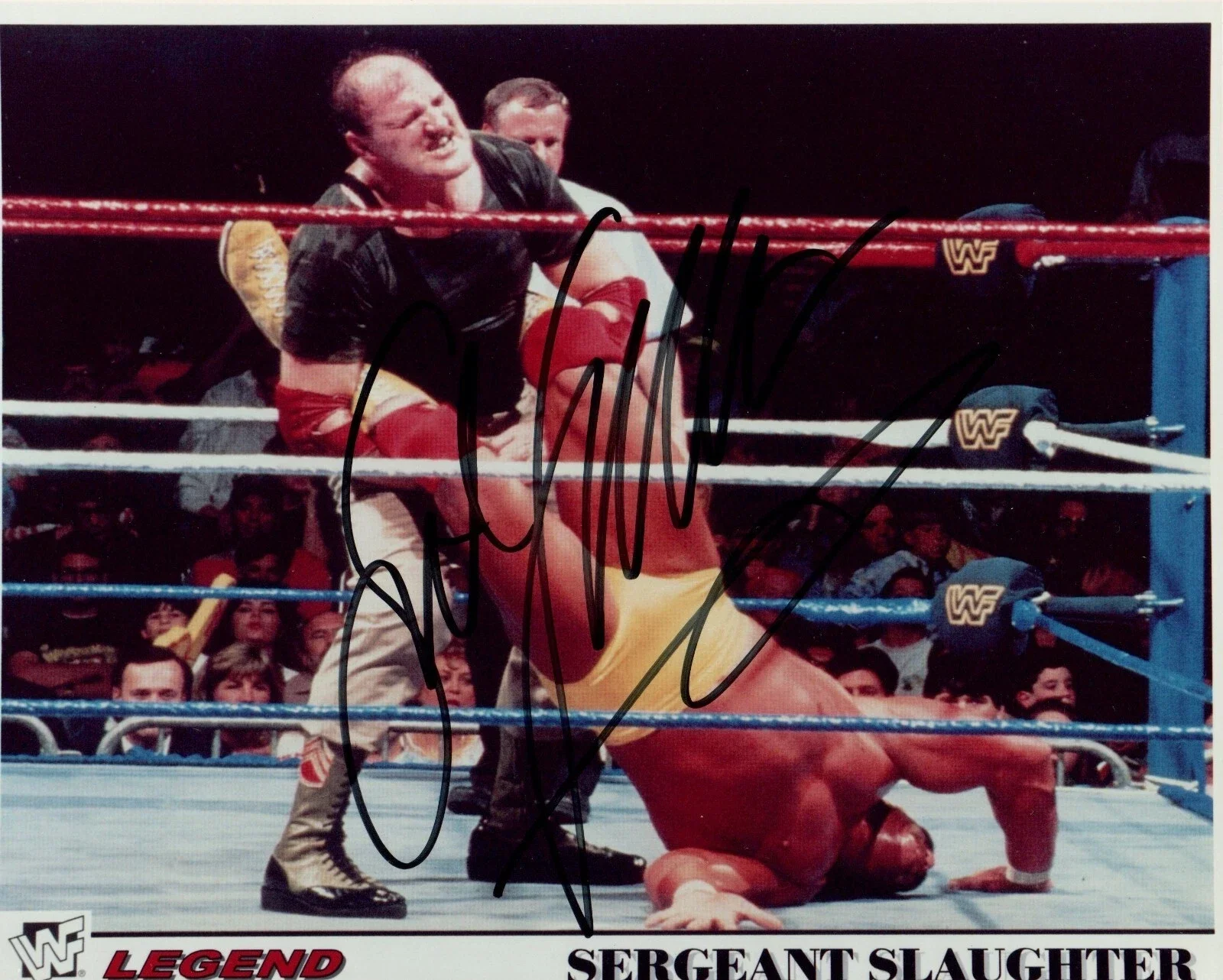 wwf wrestlers in a ring