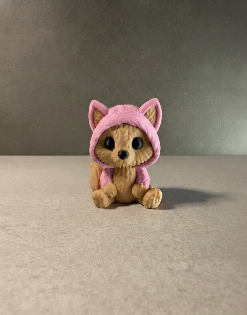 Volpino con cappuccio