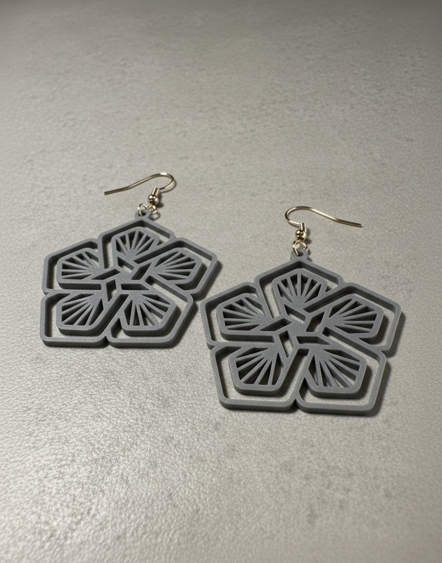 Orecchini a fiore (vers.4)