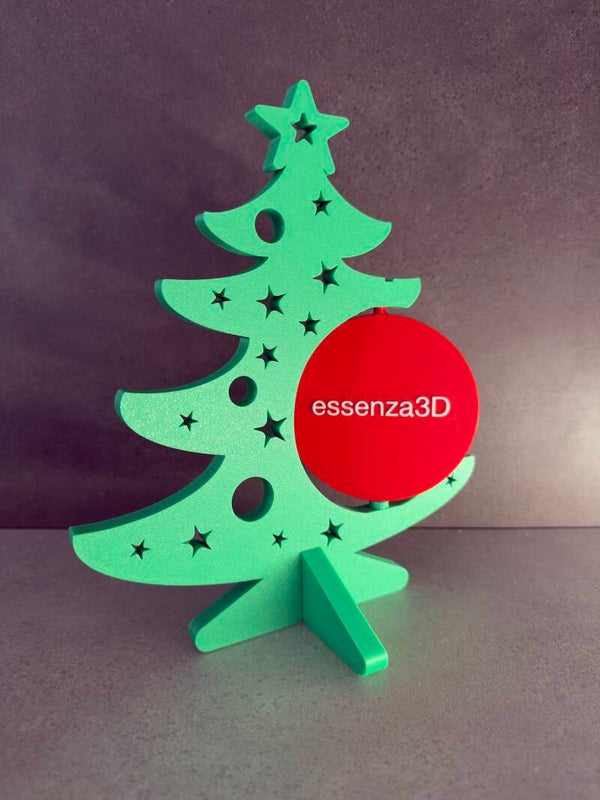 Albero di Natale con pallina girevole