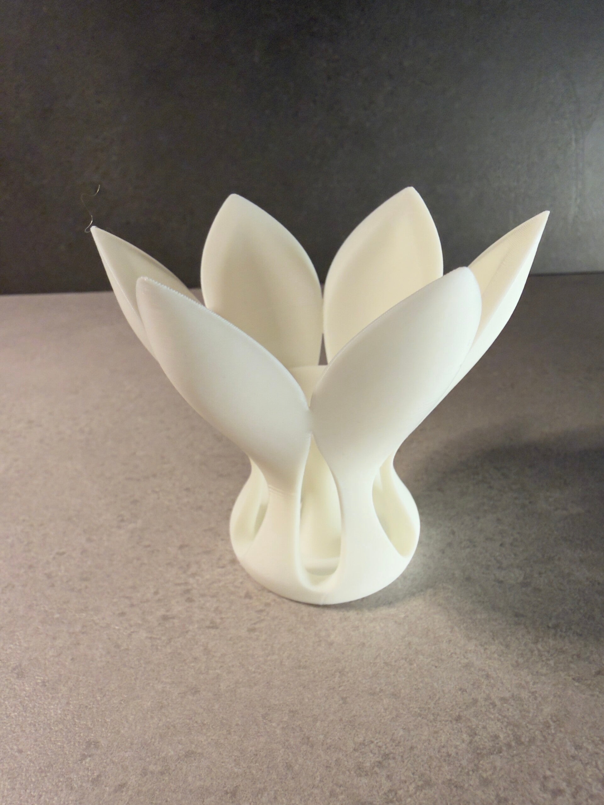 Porta candela a fiore