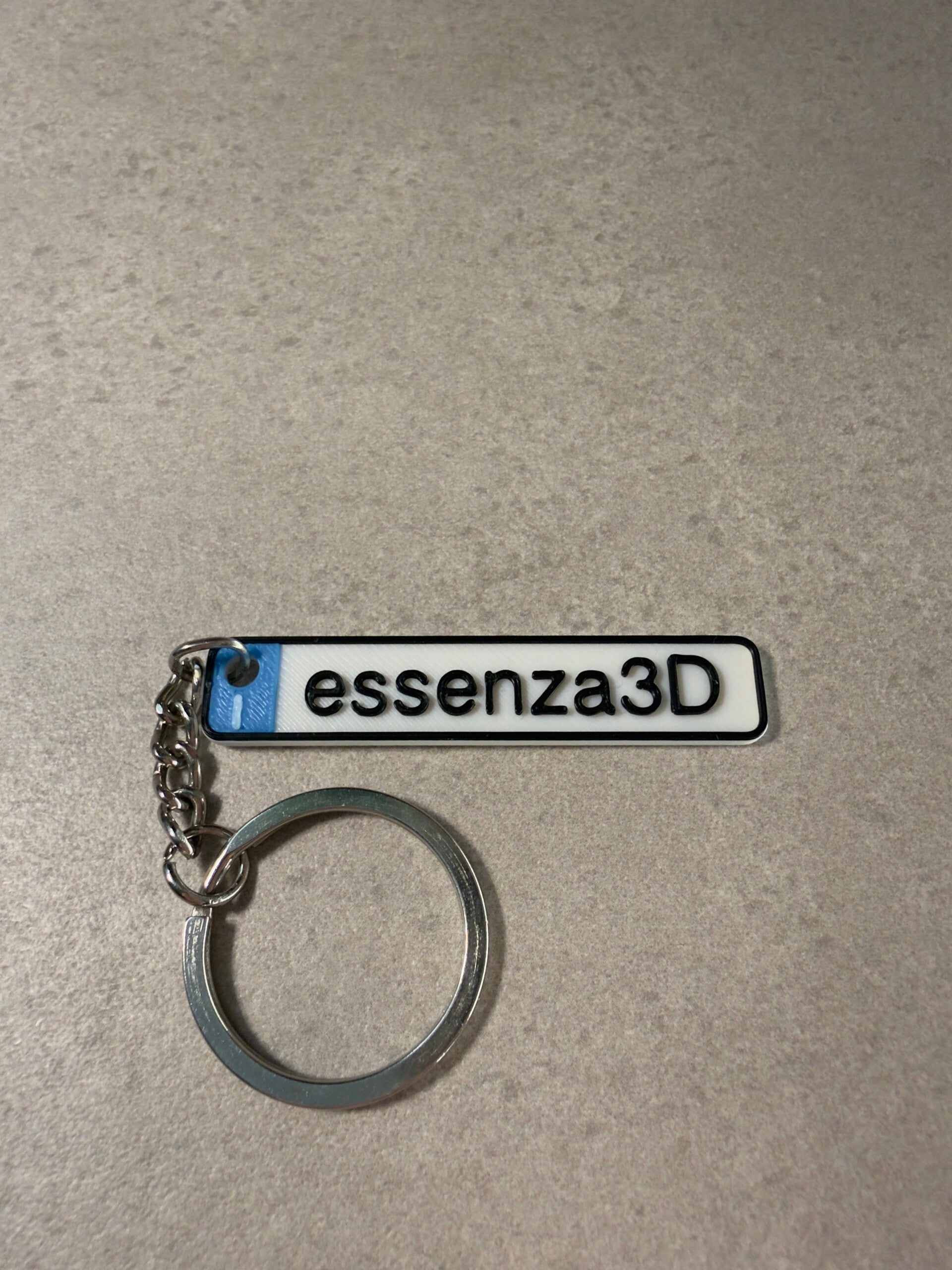 Targa portachiavi personalizzabile