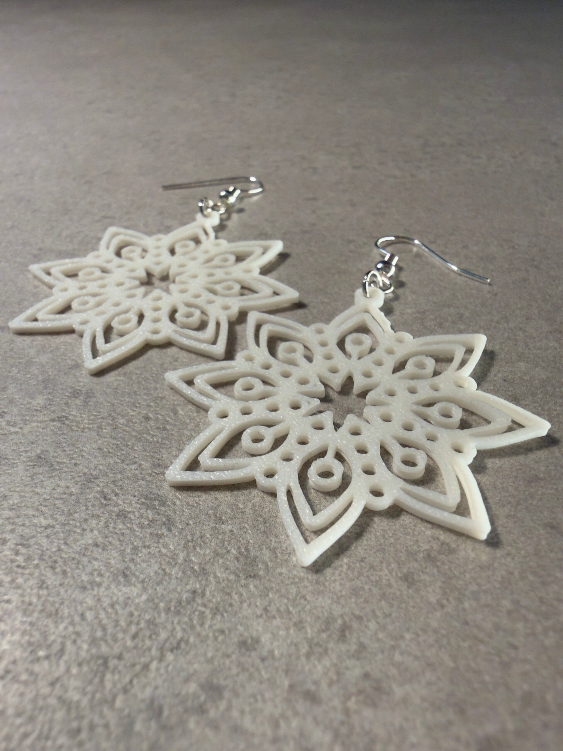 Orecchini a fiocco di neve