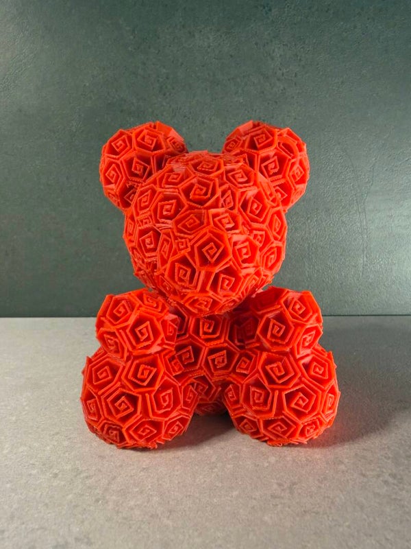 Orsetto con rose incastonate