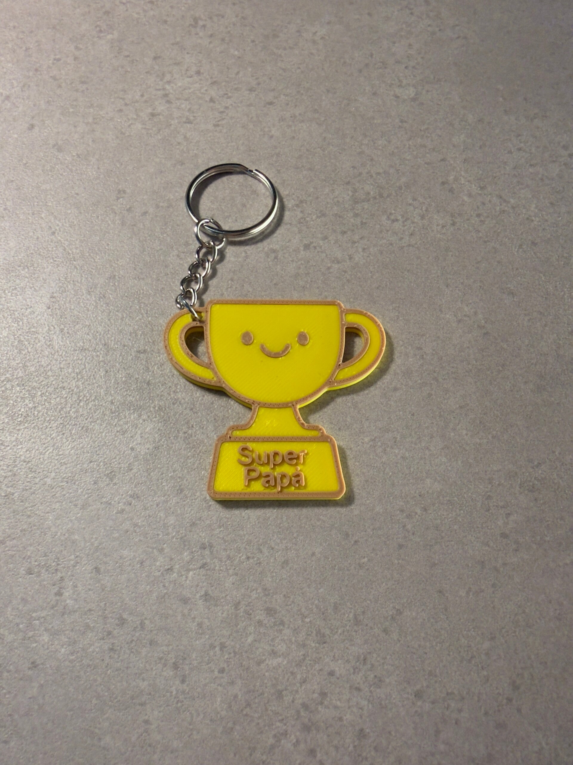 Portachiavi a coppa "Super papà"