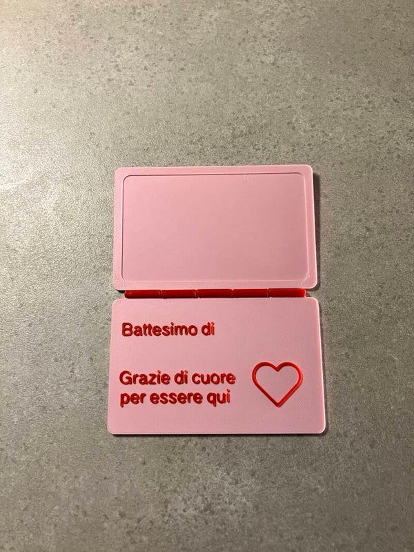 Busta segnaposto