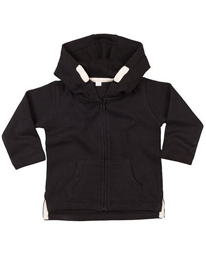 Baby Zipped Hoodie Babybugz Bedrukt Achterkant