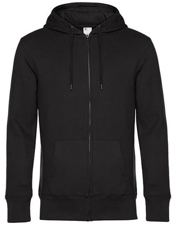 Zipped Hoodie Jacket B&C Man Bedrukt Achterkant