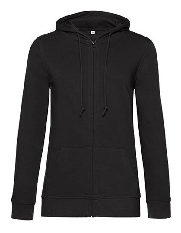 Zipped Hoodie Jacket B&C Vrouw Bedrukt Achterkant