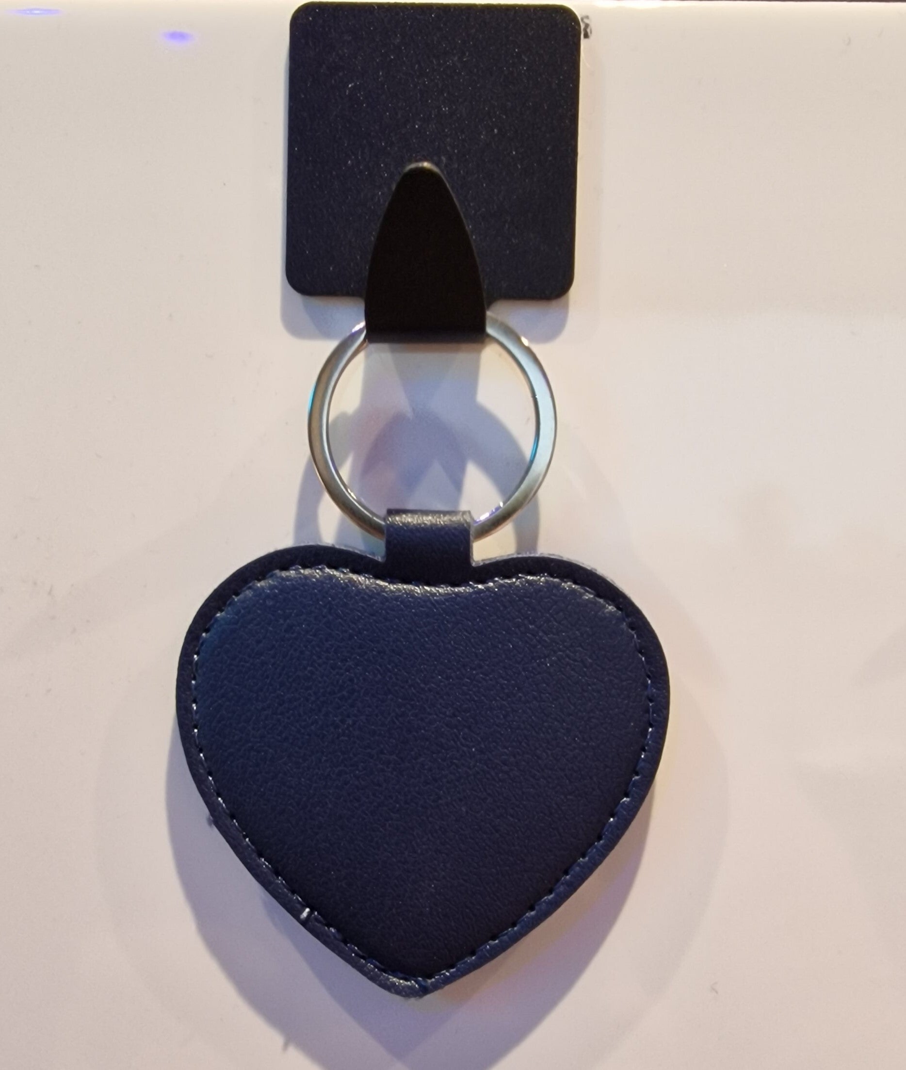 Sleutelhanger Leer Hart Bedrukt