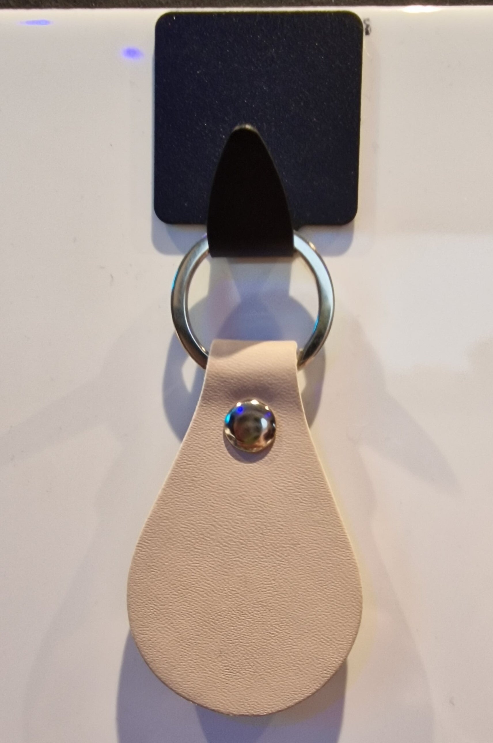 Sleutelhanger Leer Ovaal Bedrukt