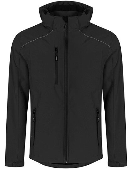 Warm Softshell Jacket Promodoro Man Geborduurd Achterkant