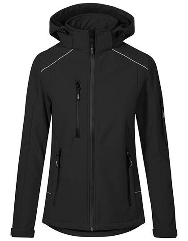 Warm Softshell Jacket Promodoro Vrouw Geborduurd Achterkant