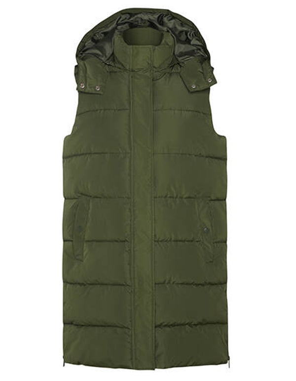 Reine Padded Vest 3/4 Roly Geborduurd Achterkant