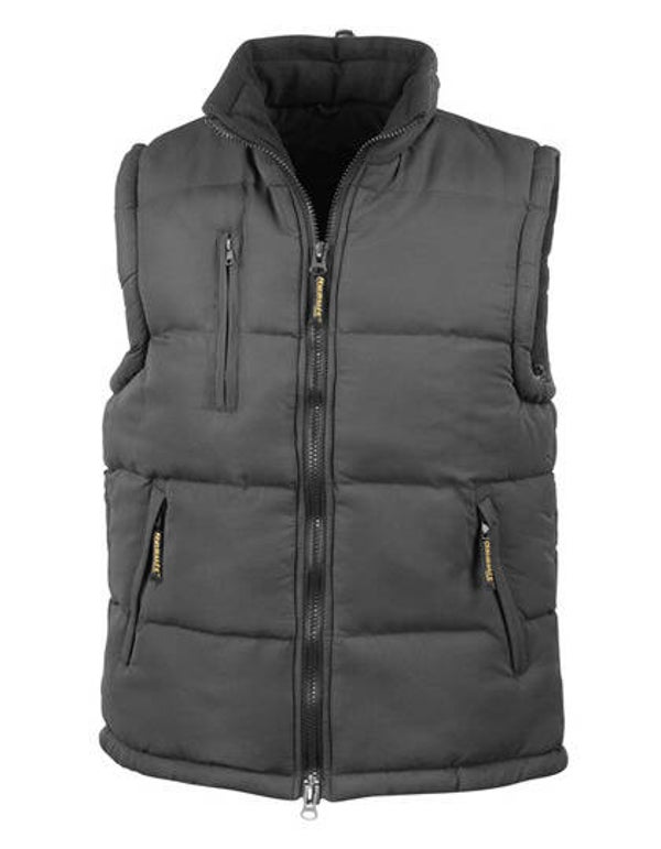 Ultra Padded Bodywarmer Result Geborduurd Achterkant