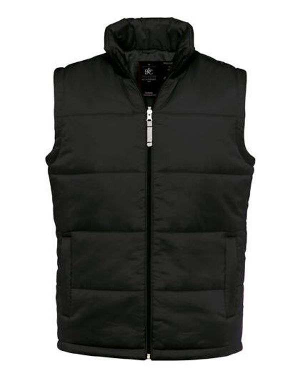 Bodywarmer B&C Man Geborduurd Achterkant