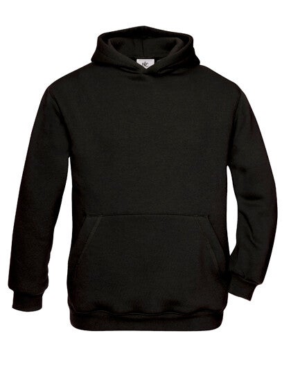 Hoodie B&C Kind Geborduurd Achterkant