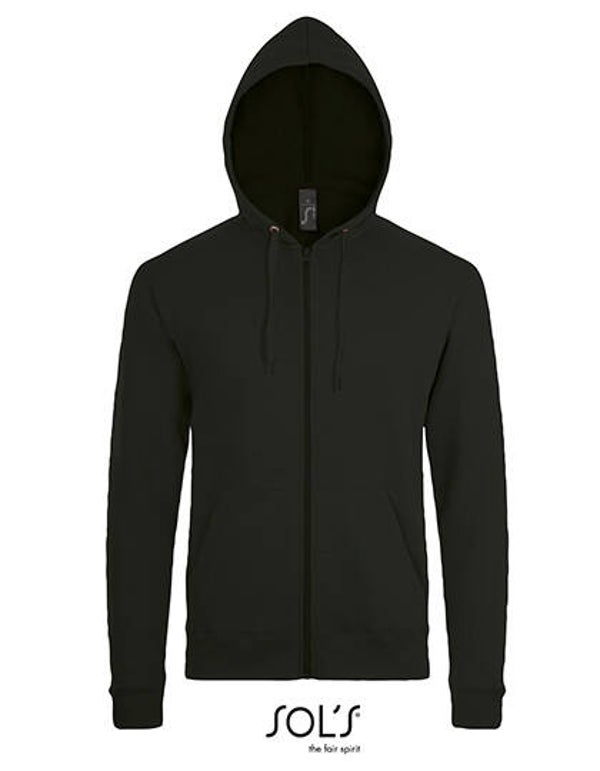 Zipped Hoodie Jacket SOL'S Unisex Bedrukt Achterkant