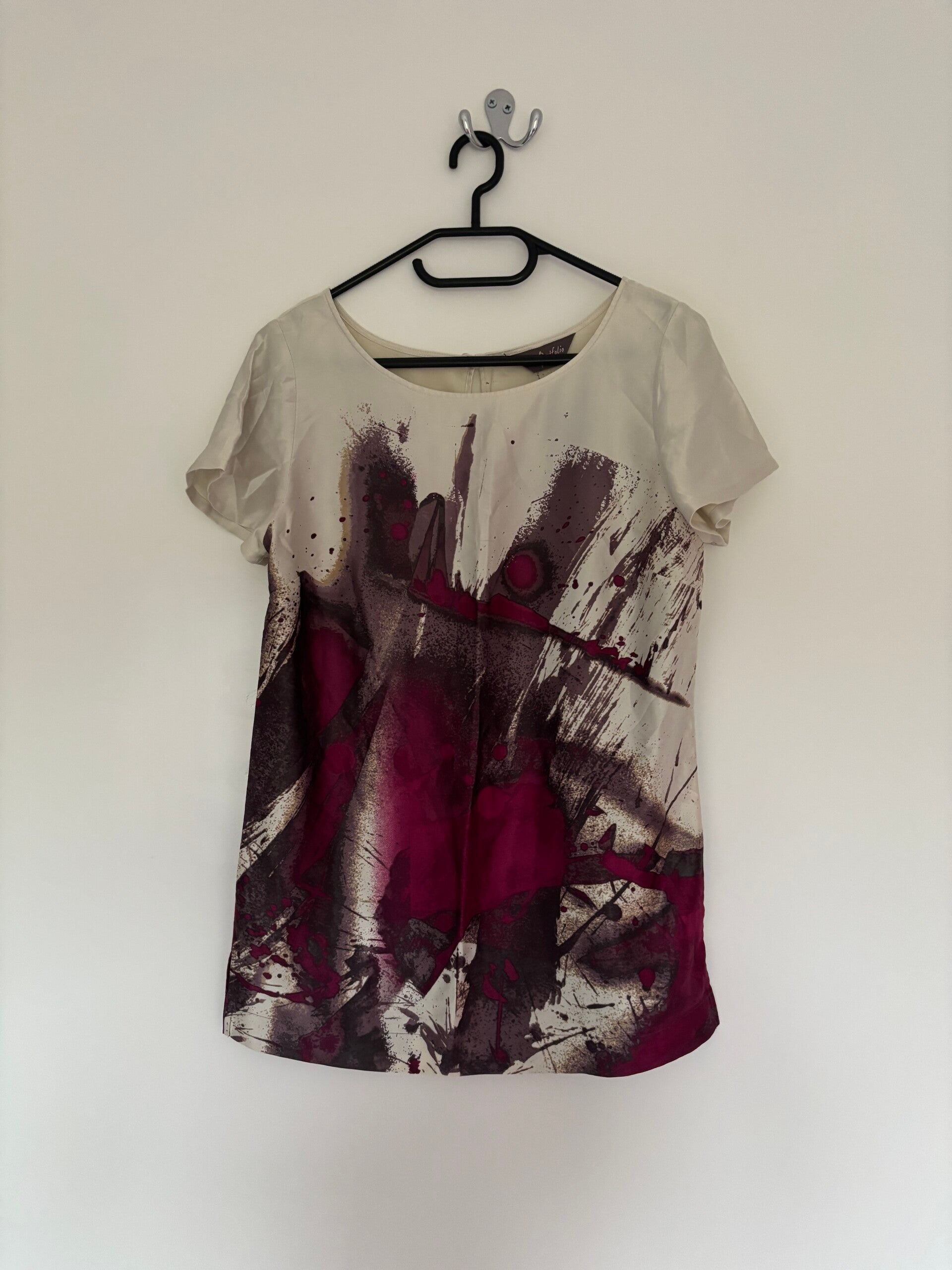 Marks & Spencer Portfolio Petite Short Sleeve Blouse Size 8