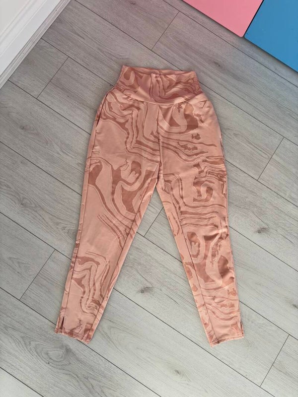 Gymshark Activewear Leggings Trousers Pink Patterned Size XS