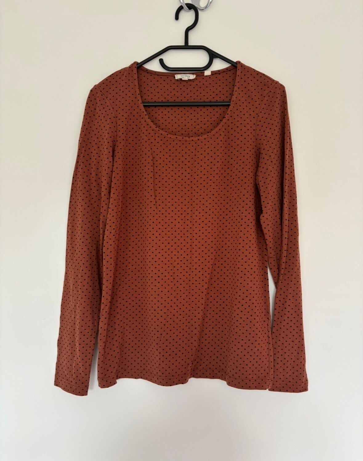 Fat Face Long Sleeve Stars Patterned Top Blouse Size 10