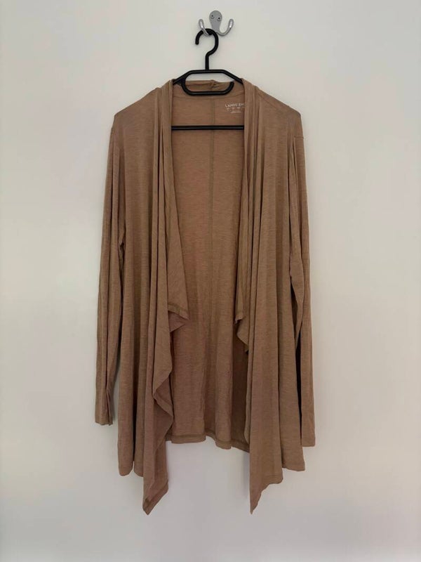 Lands' End Long Sleeve Viscose Cardigan Size M