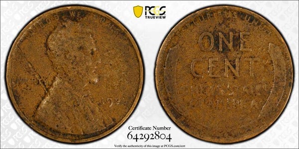 1920 1 Cent no Mint Mark penny
