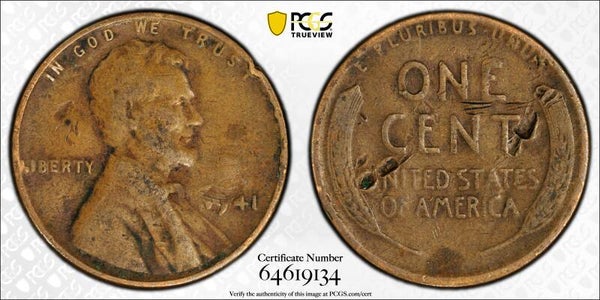 1941 penny with several rarities