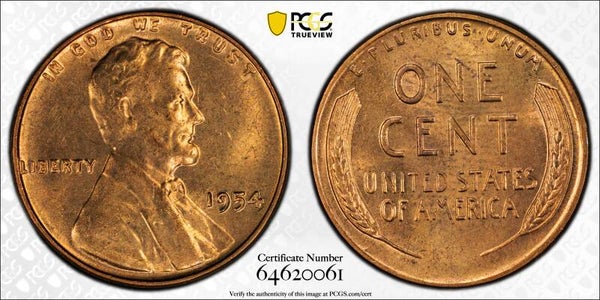 1954 no mint mark penny