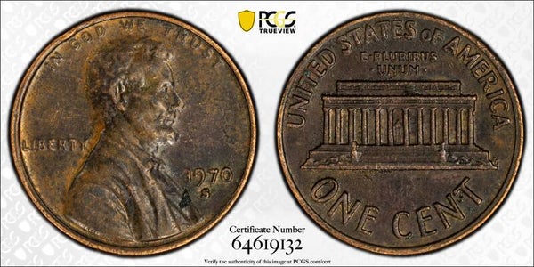 1970 S penny large date