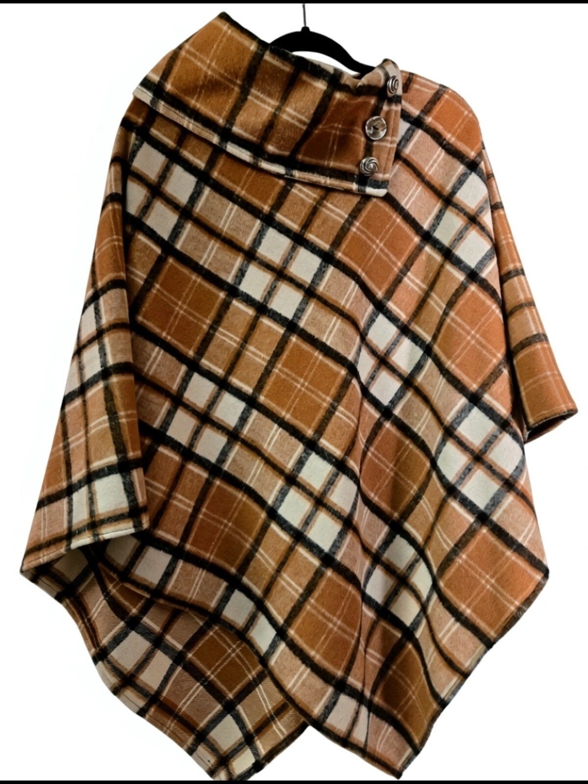 High Neck Pullover Cape