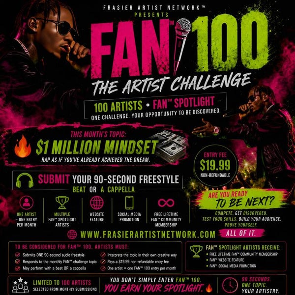 🎤 FAN™ 100 THE ARTIST CHALLENGE