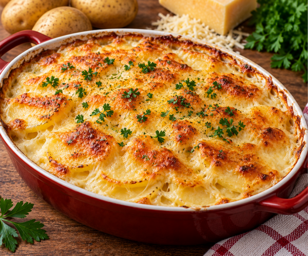Gratin met kaas     500gram