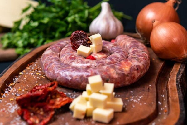 merguez gerookte  paprika en kaas rund/kalf