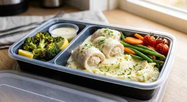 Kant-en-klaar Tongrolletjes met Puree en Groenten