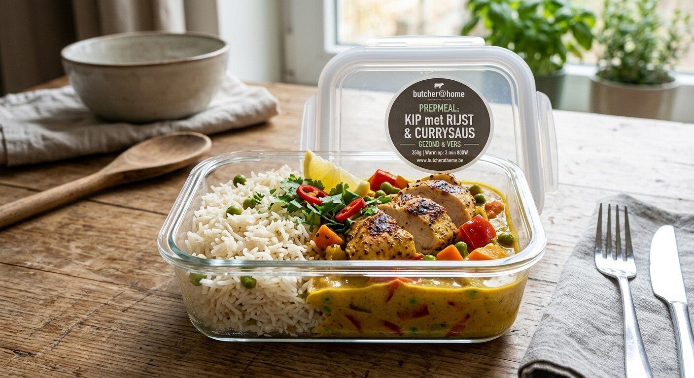 Kant-en-klaar Kip Rijst met Curry Saus  500gram